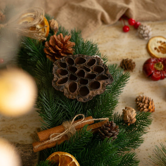Dried Flower Christmas Wreath