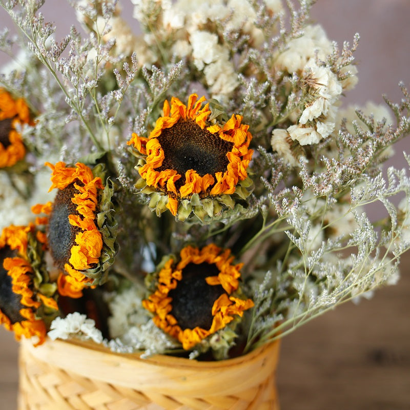 Dried Sunflower Bouquet