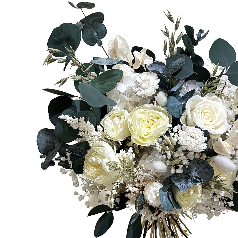 Preserved roses bridal bouquet