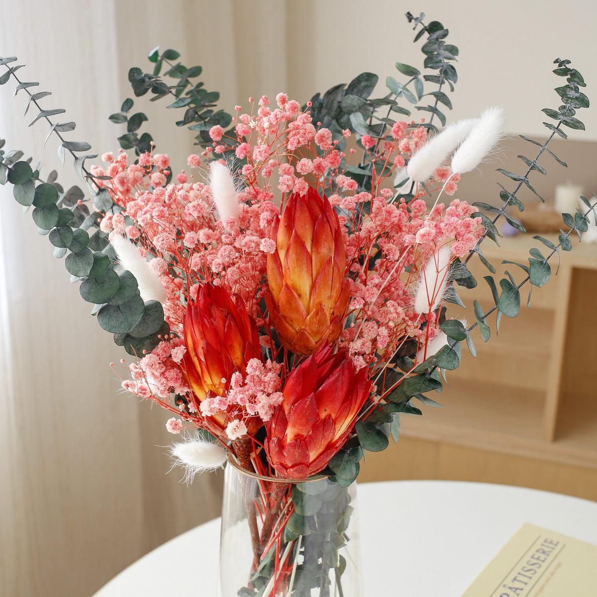 ready to retail, pampas grass mixed bouquet, preserved (copy)