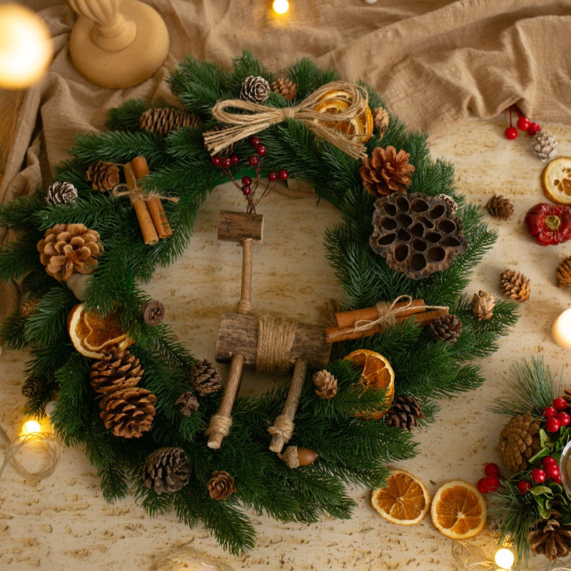 Dried Flower Christmas Wreath