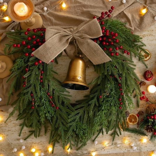 Christmas wreath for front door decor