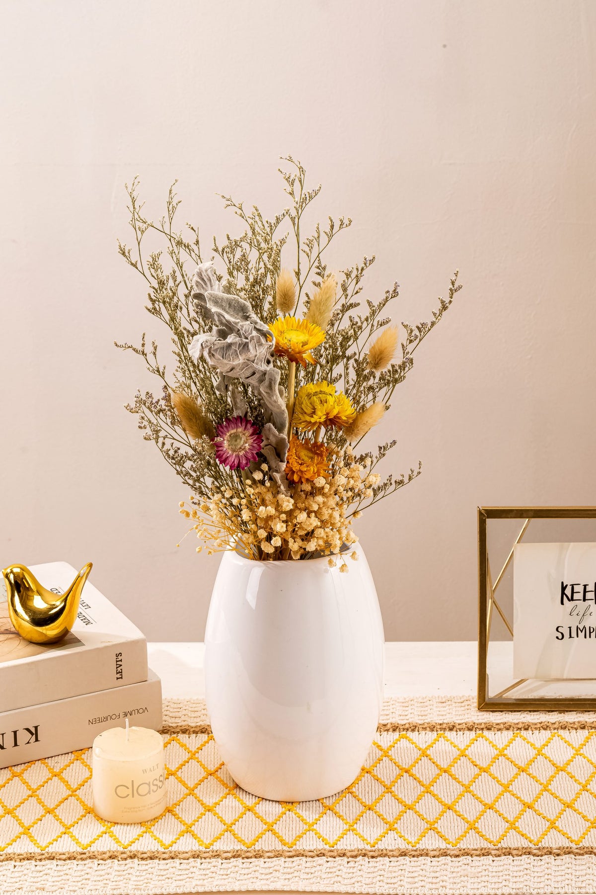 Helichrysum mixed bouquet