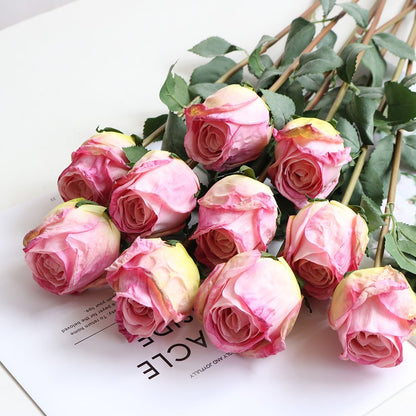 pink artificial roses