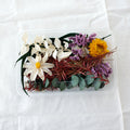 Dried flower heads for crafting