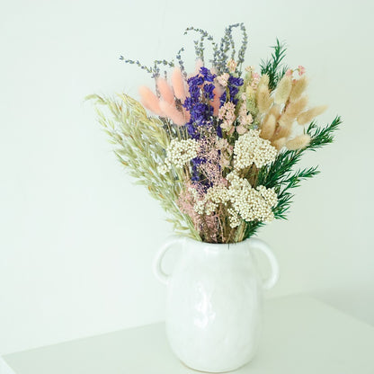 dried Delphinium crafting box