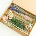 dried Delphinium crafting box