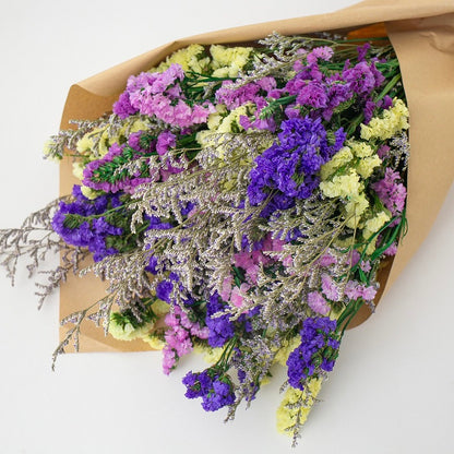 dried forget me not bouquet