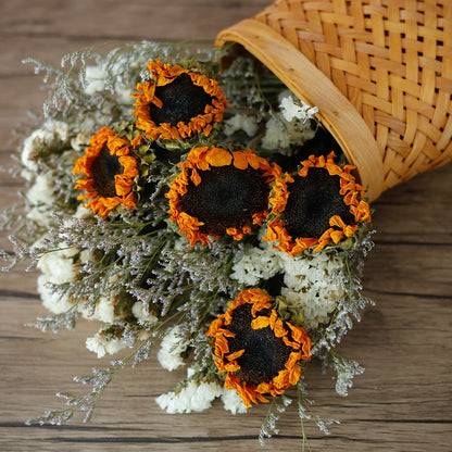 Dried Sunflower Bouquet
