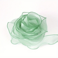 green Floral Ribbon