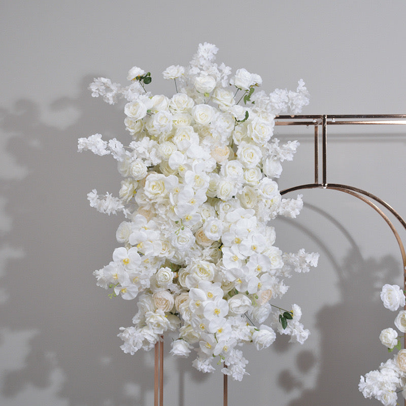left flower arch arrangement