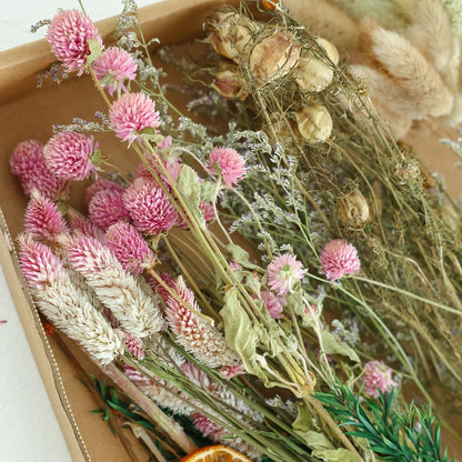 Lemon mix dried fower crafting box