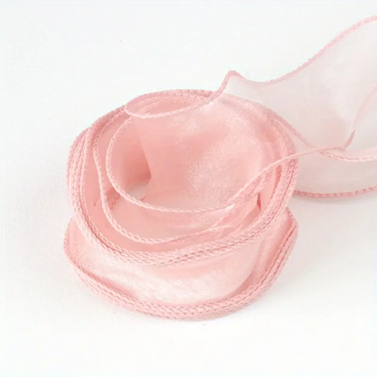pink floral ribbon