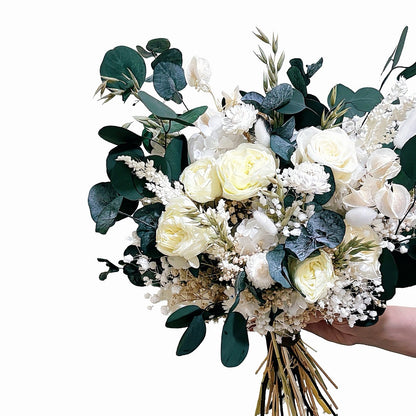 Preserved roses bridal bouquet