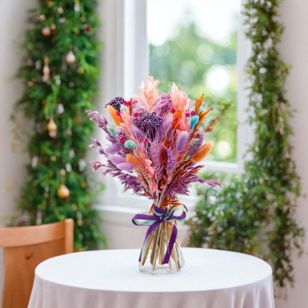 rainbow flower bouquet