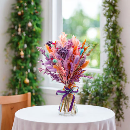 rainbow flower bouquet