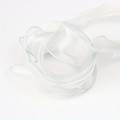 white floral ribbon
