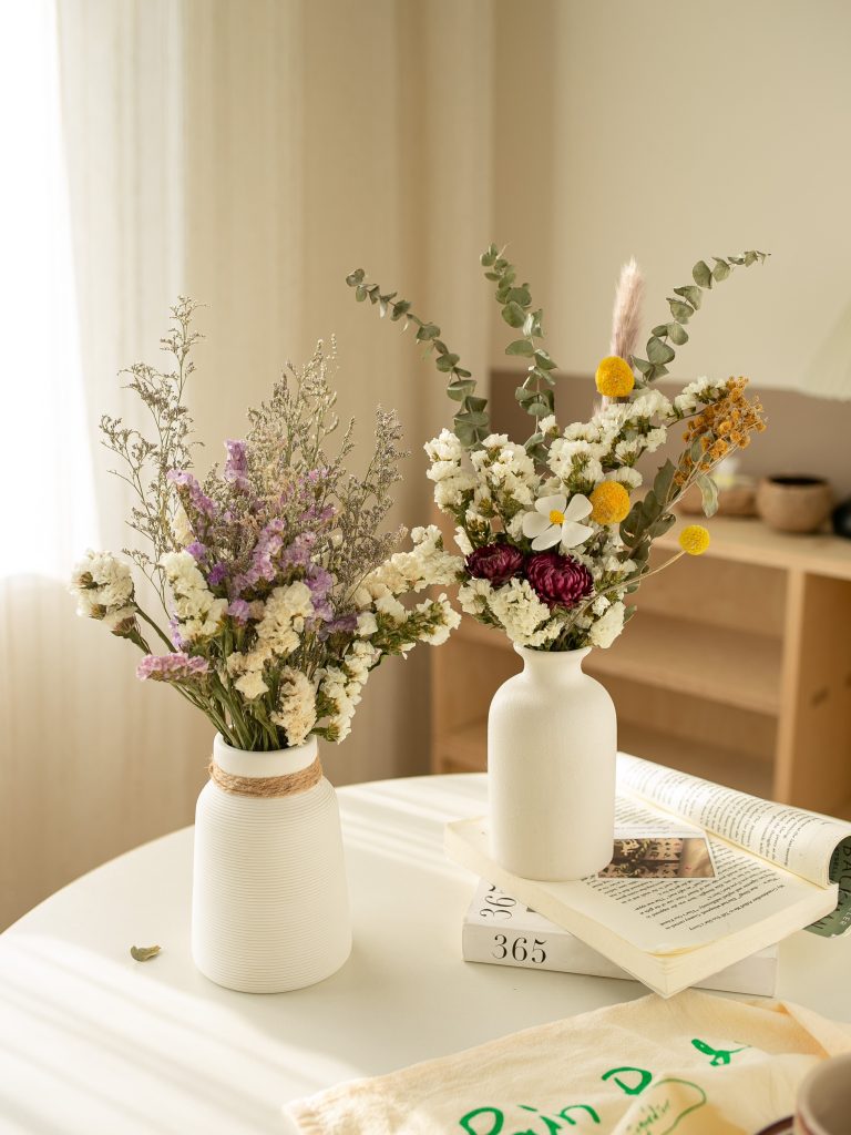 Dried flowers bouquet, Rose bouquet