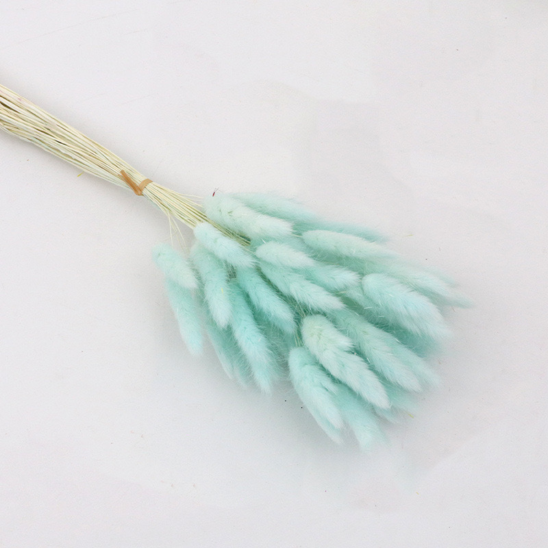 Bunny Tail, Tiffany Blue, 1 Bunch 60 items