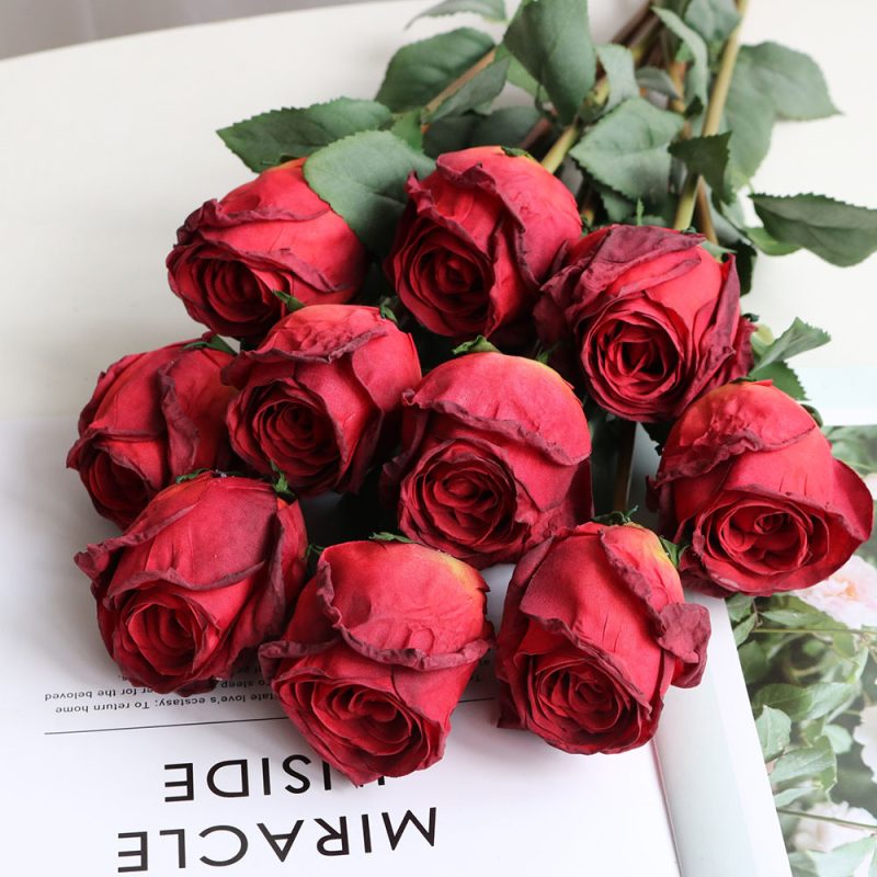 Faux Red Roses, 58CM, Pre-Order