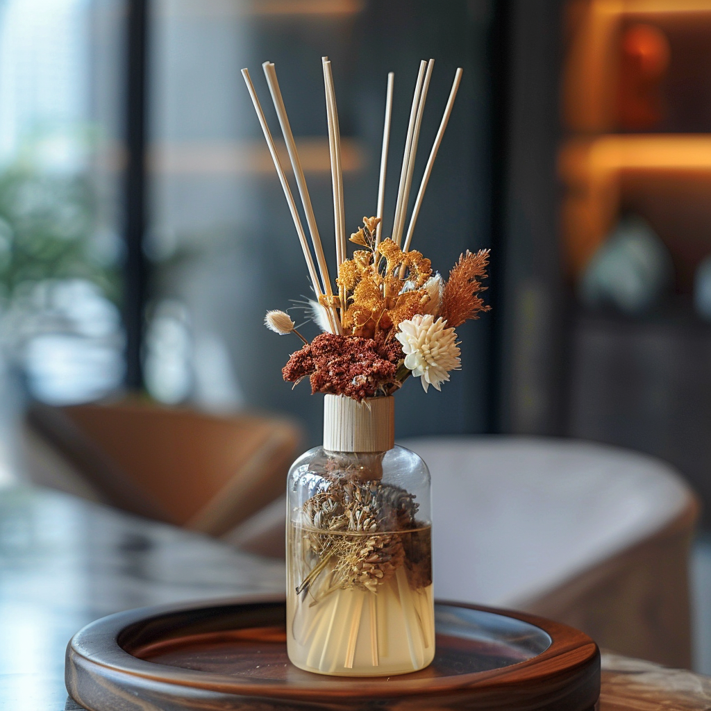 dried flower reed diffuser