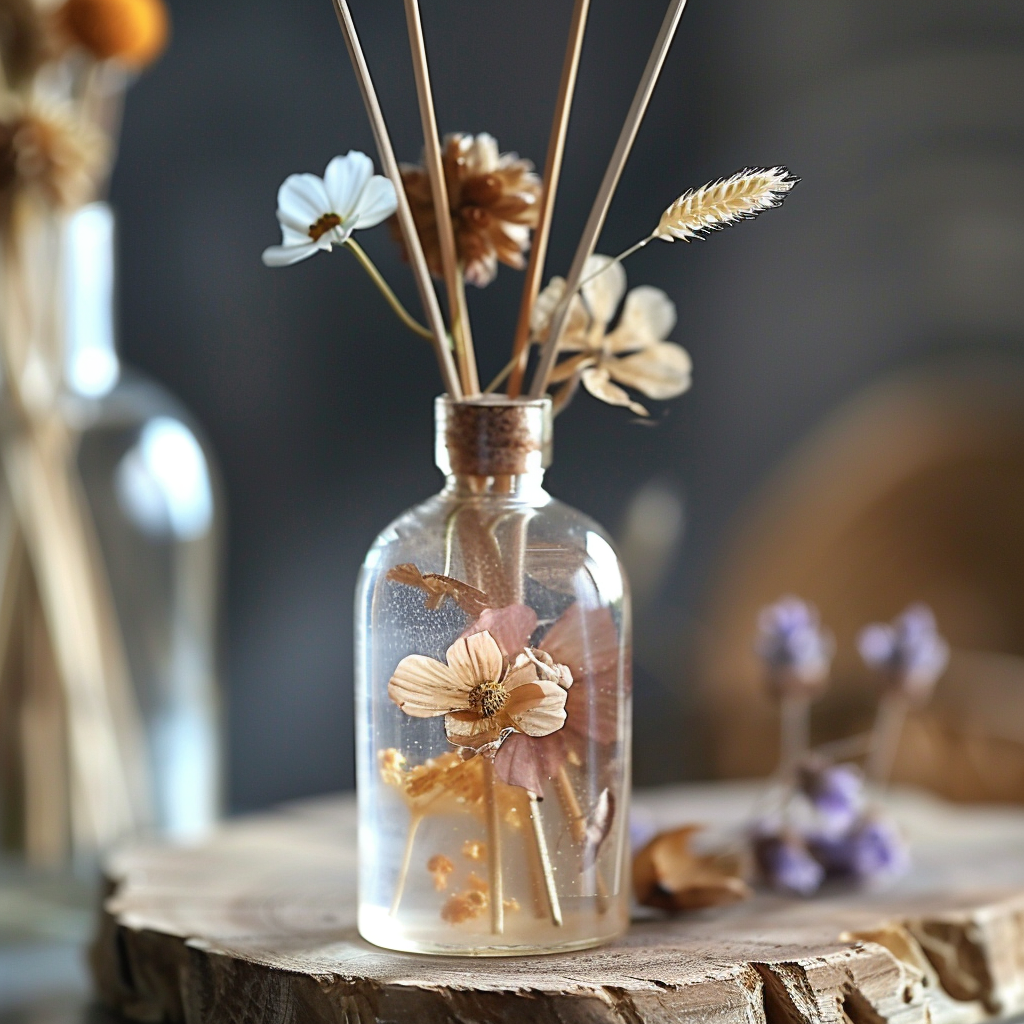 dried flower reed diffuser 