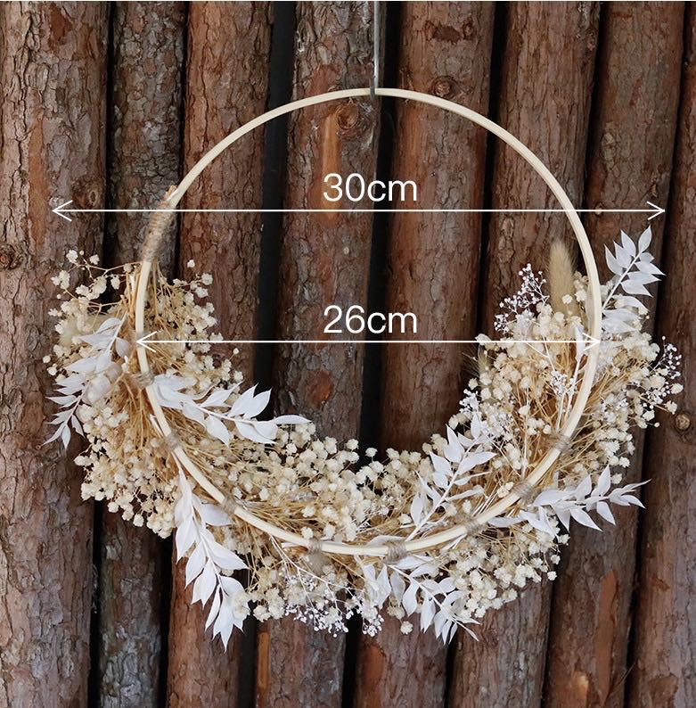 baby's breath wreath