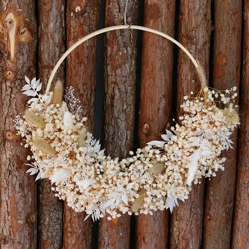 baby's breath wreath