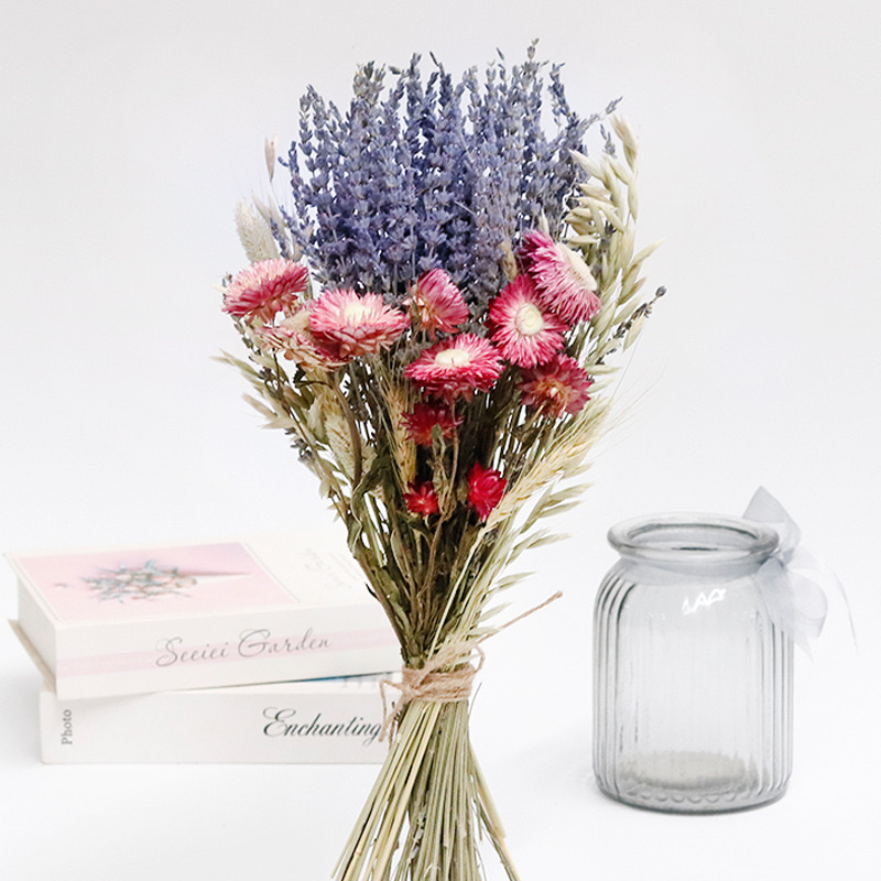 Dried Lavender and Helichrysum bouquet