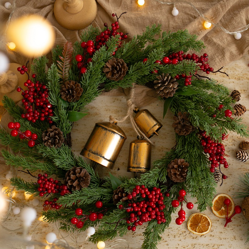 Christmas wreath for front door