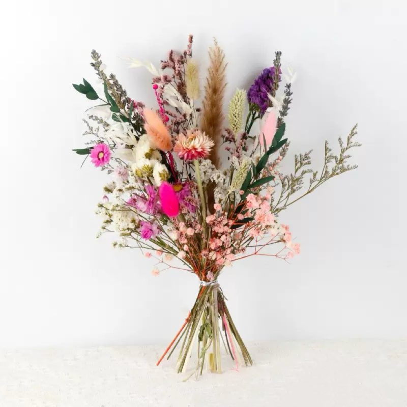 Dried boho flower bouquet for home decor