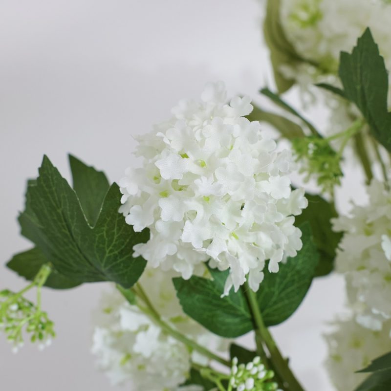 White artificial hydrangea