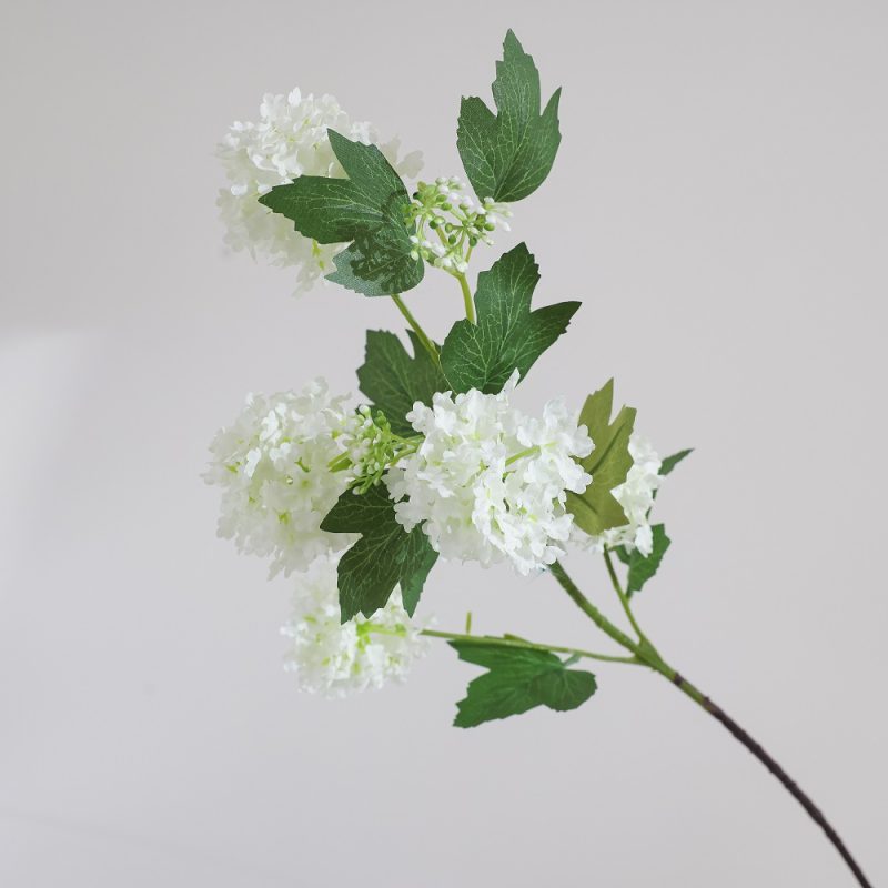 White artificial hydrangea