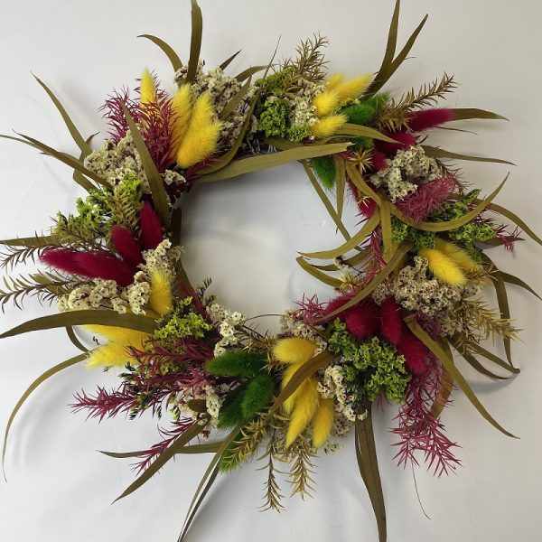bunny tail wreath